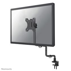 Le support de bureau Neomounts by Newstar, modèle FPMA-D010BLACK, est un montage inclinable, pivotant et rotatif, pour écrans plats jusqu'à 30" (76 cm).